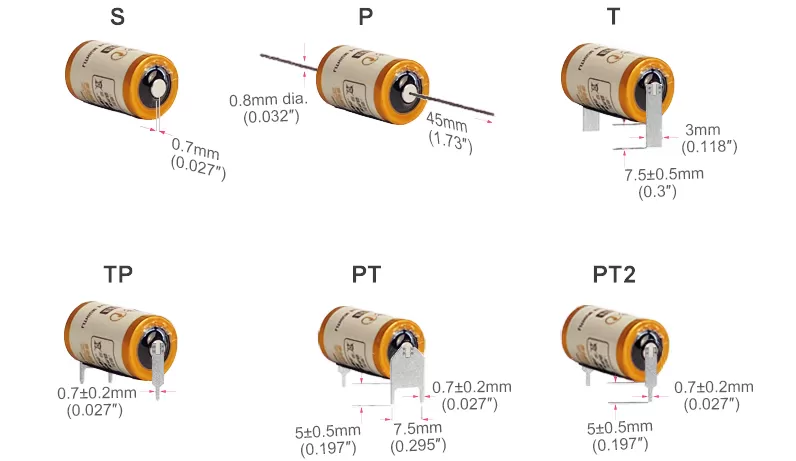 ER14335M 2/3 AA 3.6V