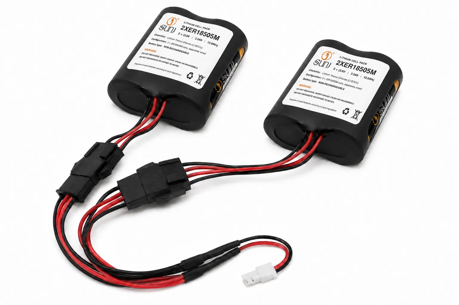 2XER18505M 3.6V 7Ah Siren Battery Pack